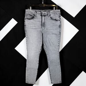 Good American Women's Junior 15 Black Charcoal Wash GW844T Skinny Jeans READ